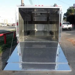 SLE Enclosed Trailers Enclosed Trailer 8.5'x26' White - Car Motorcycle Hauler Storage -SLE Equipment shop 14 1 19