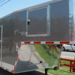 SLE Enclosed Trailers Enclosed Trailer 8.5'x36' Gooseneck Event Food Car Hauler (Silver) Storage -SLE Equipment shop 16976 2