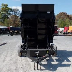SLE Dump Trailers Dump Trailer 6' X 10' Landscape Equipment With 20 Inch Sides -SLE Equipment shop 17 15