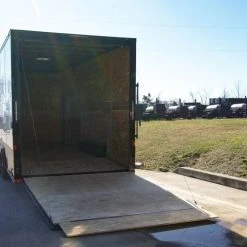 SLE Enclosed Trailers 8.5x20 White V-Nose Enclosed Trailer With Blackout Pkg (2) 5,200lb Axles 12 SLE Enclosed Trailers 8.5x20 White V-Nose Enclosed Trailer With Blackout Pkg (2) 5,200lb Axles -SLE Equipment shop 20100814 dsc02693