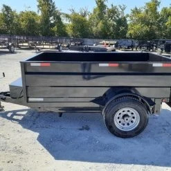 SLE Dump Trailers Hydraulic Dump Trailer 5' X 8' With Brake 24 Inch Sides -SLE Equipment shop 20190829 101950