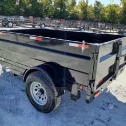SLE Dump Trailers Hydraulic Dump Trailer 5' X 8' With Brake 24 Inch Sides -SLE Equipment shop 20190829 101957