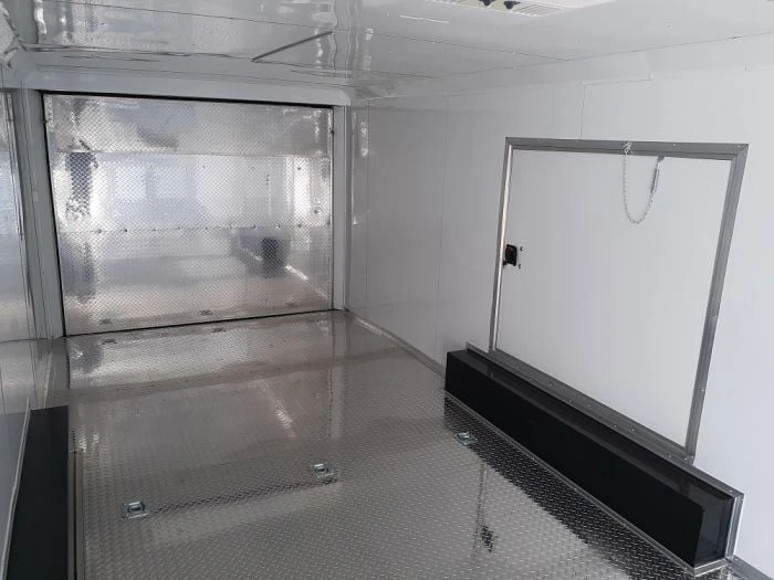 SLE Enclosed Trailers White Custom Enclosed Trailer 8.5' X 26' Car Hauler Storage 7 SLE Enclosed Trailers White Custom Enclosed Trailer 8.5' X 26' Car Hauler Storage - Image 5