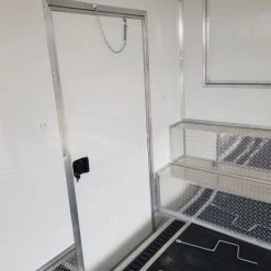 SLE Enclosed Trailers 8.5' X 48' White Gooseneck Enclosed Trailer Storage 10 SLE Enclosed Trailers 8.5' X 48' White Gooseneck Enclosed Trailer Storage -SLE Equipment shop 20200129 102622