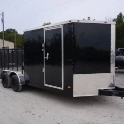 SLE Enclosed Trailers Enclosed Utility Hybrid Trailer 7'x18' With Side Door- Lawn Mower Equipment Hauler Storage -SLE Equipment shop 2 66 11