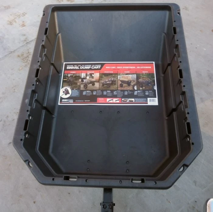 Ohio Steel 3048H Dump Cart, Lawn Cart, 10 Cu. Ft. 1000 Lb. Capacity 5 Ohio Steel 3048H Dump Cart, Lawn Cart, 10 Cu. Ft. 1000 Lb. Capacity - Image 3