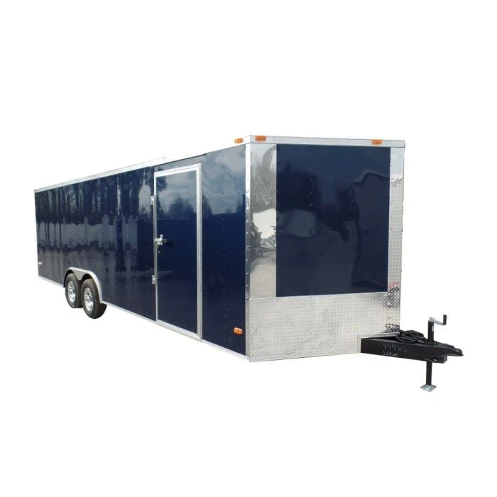 SLE Enclosed Trailers Enclosed Trailer 8.5' X 24' Indigo Blue Equipment Hauler Storage 3 SLE Enclosed Trailers Enclosed Trailer 8.5' X 24' Indigo Blue Equipment Hauler Storage