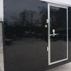 SLE Enclosed Trailers Enclosed Utility Hybrid Trailer 7'x18' With Side Door- Lawn Mower Equipment Hauler Storage -SLE Equipment shop 4 56 8