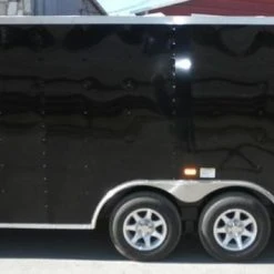 SLE Enclosed Trailers Enclosed Trailer 8.5'x14' Black - Custom Car Equipment ATV Storage -SLE Equipment shop 63 3