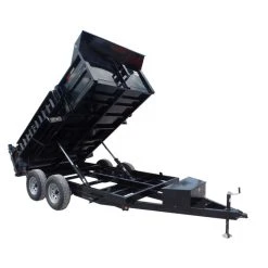 SLE Dump Trailers Heavy Duty Dump Trailer 6 X 12 With 5,200 Lb Axles And 2ft Sides