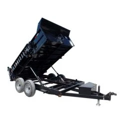 SLE Dump Trailers Heavy Duty Hydraulic Dump Trailer 7 X 12 With 2 Ft. Sides