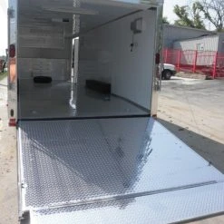 SLE Enclosed Trailers Enclosed Trailer 8.5'x26' White - Car Motorcycle Hauler Storage -SLE Equipment shop 8 2