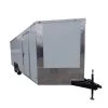 SLE Enclosed Trailers Enclosed Trailer 8.5' X 20' White 3500lb Axles - Cargo Hauler Storage -SLE Equipment shop 8x20enlosed