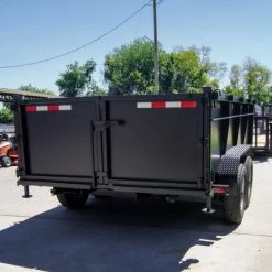 SLE Dump Trailers 7x14 Telescopic Dump Trailer With 3ft Sides (2) 7K Axles -SLE Equipment shop dsc00023 4