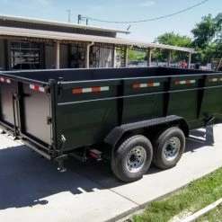 SLE Dump Trailers 7x14 Telescopic Dump Trailer With 3ft Sides (2) 7K Axles -SLE Equipment shop dsc00024 5