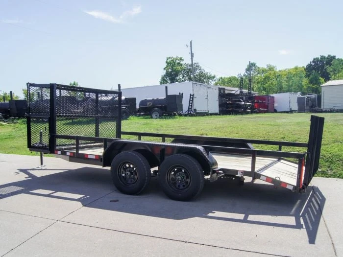 SLE Utility Trailers 6.4x16 Dovetail Utility Trailer Stacked Baskets (2) 3500lb Axles 5 SLE Utility Trailers 6.4x16 Dovetail Utility Trailer Stacked Baskets (2) 3500lb Axles - Image 3