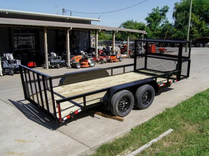 SLE Utility Trailers 6.4x16 Dovetail Utility Trailer Stacked Baskets (2) 3500lb Axles 8 SLE Utility Trailers 6.4x16 Dovetail Utility Trailer Stacked Baskets (2) 3500lb Axles - Image 6