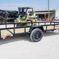 SLE Utility Trailers 5x14 Dovetail Utility Trailer 3,500lb Axle -SLE Equipment shop dsc00420 3