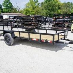 SLE Utility Trailers 5x14 Dovetail Utility Trailer 3,500lb Axle -SLE Equipment shop dsc00421 3