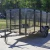 SLE Utility Trailers 5x10 Straight Deck Utility Trailer 4ft Mesh Sides 3500lb -SLE Equipment shop dsc00487 5