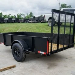 SLE Utility Trailers 5' X 10' Utility Trailer Straight Deck 18" Sides Tall Gate -SLE Equipment shop dsc00595 2