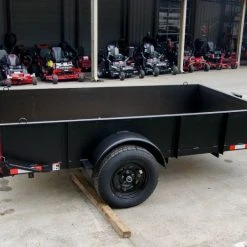 SLE Utility Trailers 5' X 10' Utility Trailer Straight Deck 18" Sides Tall Gate -SLE Equipment shop dsc00598 2