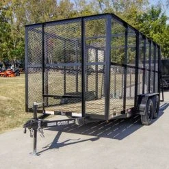 SLE Utility Trailers 6.4' X 14' Tandem Axle Straight Utility Trailer - Mesh 6' Sides 10 SLE Utility Trailers 6.4' X 14' Tandem Axle Straight Utility Trailer - Mesh 6' Sides -SLE Equipment shop dsc00912 3