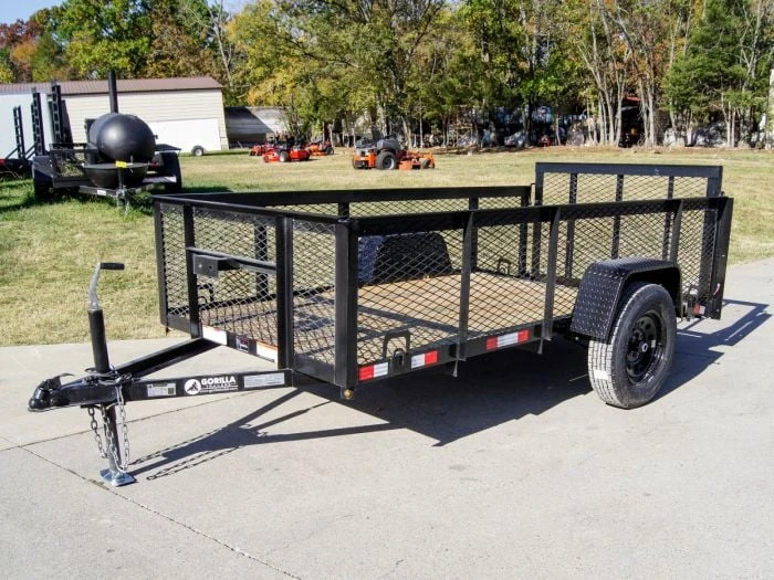 SLE Utility Trailers 5x10 Dovetail Utility Trailer With 2ft Mesh Sides 3500lb Axle 3 SLE Utility Trailers 5x10 Dovetail Utility Trailer With 2ft Mesh Sides 3500lb Axle