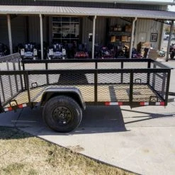 SLE Utility Trailers 5x10 Dovetail Utility Trailer With 2ft Mesh Sides 3500lb Axle 12 SLE Utility Trailers 5x10 Dovetail Utility Trailer With 2ft Mesh Sides 3500lb Axle -SLE Equipment shop dsc01304 3