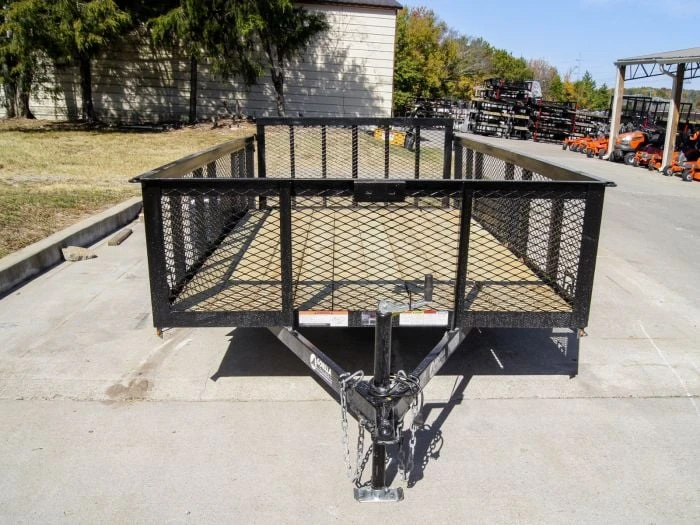 SLE Utility Trailers 6.4x12 Dovetail Utility Trailer 2ft Mesh Side 3,500lb Axle 4 SLE Utility Trailers 6.4x12 Dovetail Utility Trailer 2ft Mesh Side 3,500lb Axle - Image 2