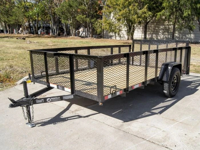 SLE Utility Trailers 6.4x12 Dovetail Utility Trailer 2ft Mesh Side 3,500lb Axle 3 SLE Utility Trailers 6.4x12 Dovetail Utility Trailer 2ft Mesh Side 3,500lb Axle