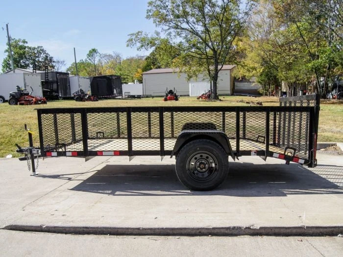 SLE Utility Trailers 6.4x12 Dovetail Utility Trailer 2ft Mesh Side 3,500lb Axle 5 SLE Utility Trailers 6.4x12 Dovetail Utility Trailer 2ft Mesh Side 3,500lb Axle - Image 3
