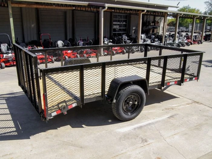SLE Utility Trailers 6.4x12 Dovetail Utility Trailer 2ft Mesh Side 3,500lb Axle 8 SLE Utility Trailers 6.4x12 Dovetail Utility Trailer 2ft Mesh Side 3,500lb Axle - Image 6