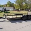 SLE Utility Trailers 6.4x16 Utility Trailer Dovetail (2) 3500lb Axles With Gate -SLE Equipment shop dsc01383 1