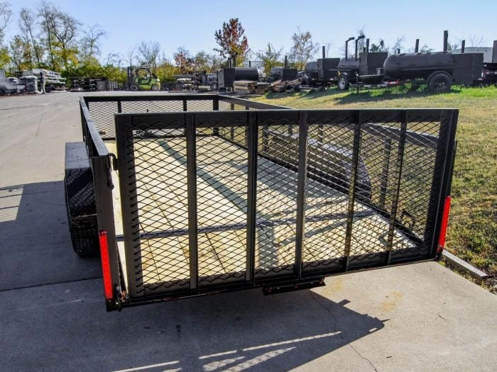 SLE Utility Trailers 6.4x16 Tandem Dovetail Utility Trailer With 2ft Mesh Sides 8 SLE Utility Trailers 6.4x16 Tandem Dovetail Utility Trailer With 2ft Mesh Sides - Image 6
