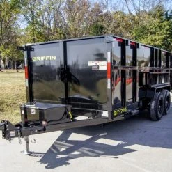 SLE Dump Trailers 7' X 16' Hydraulic Dump Trailer With 4' Sides (2) 7K Axles 11 SLE Dump Trailers 7' X 16' Hydraulic Dump Trailer With 4' Sides (2) 7K Axles -SLE Equipment shop dsc01578 1