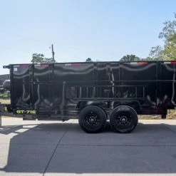 SLE Dump Trailers 7' X 16' Hydraulic Dump Trailer With 4' Sides (2) 7K Axles 12 SLE Dump Trailers 7' X 16' Hydraulic Dump Trailer With 4' Sides (2) 7K Axles -SLE Equipment shop dsc01579 3