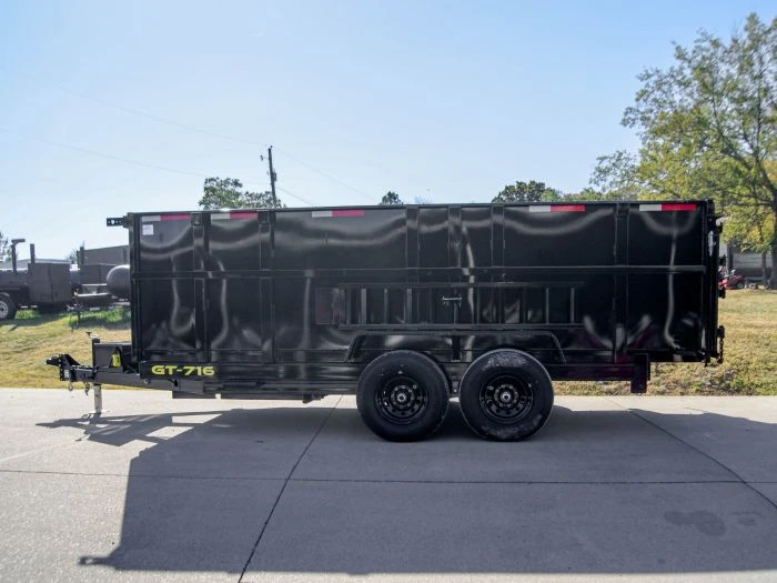SLE Dump Trailers 7' X 16' Hydraulic Dump Trailer With 4' Sides (2) 7K Axles 7 SLE Dump Trailers 7' X 16' Hydraulic Dump Trailer With 4' Sides (2) 7K Axles - Image 5