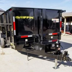 SLE Dump Trailers 7x16 Telescopic Dump Trailer With 4ft Sides (2) 7K Axles -SLE Equipment shop dsc01607 3