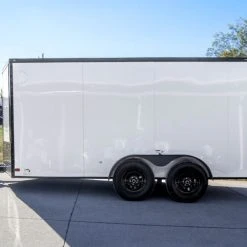 SLE Enclosed Trailers 7x14 Enclosed Trailer White V-Nose Blackout Package (2) 3,500lb Axles 11 SLE Enclosed Trailers 7x14 Enclosed Trailer White V-Nose Blackout Package (2) 3,500lb Axles -SLE Equipment shop dsc01625 2
