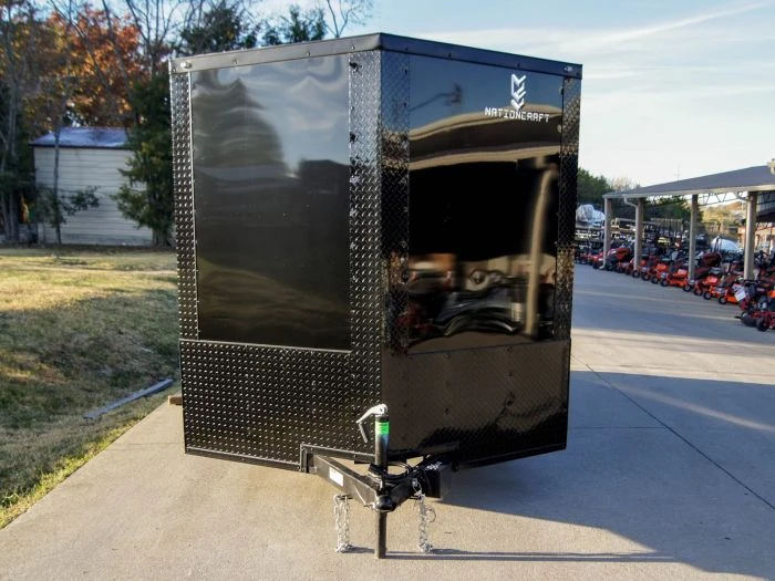 SLE Enclosed Trailers 7x14 Enclosed Trailer Black V-Nose Blackout Package 3,500lb Axle Storage 3 SLE Enclosed Trailers 7x14 Enclosed Trailer Black V-Nose Blackout Package 3,500lb Axle Storage