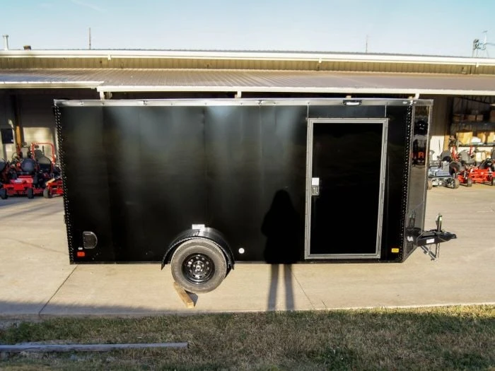 SLE Enclosed Trailers 7x14 Enclosed Trailer Black V-Nose Blackout Package 3,500lb Axle Storage 8 SLE Enclosed Trailers 7x14 Enclosed Trailer Black V-Nose Blackout Package 3,500lb Axle Storage - Image 6