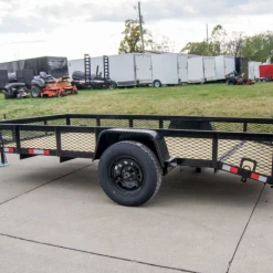 SLE Utility Trailers 6.4x12 Dovetail Utility Trailer With 1ft Mesh Sides 3,500lb Axle 10 SLE Utility Trailers 6.4x12 Dovetail Utility Trailer With 1ft Mesh Sides 3,500lb Axle -SLE Equipment shop dsc01941
