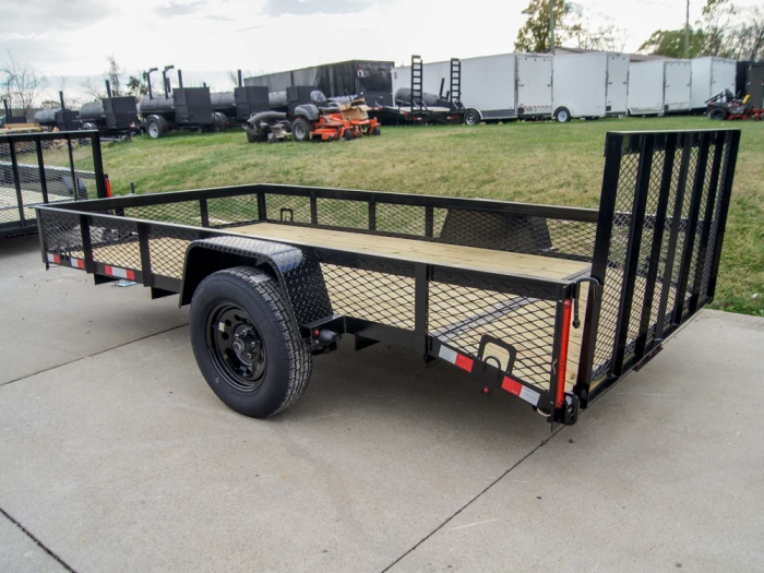 SLE Utility Trailers 6.4x12 Dovetail Utility Trailer With 1ft Mesh Sides 3,500lb Axle 6 SLE Utility Trailers 6.4x12 Dovetail Utility Trailer With 1ft Mesh Sides 3,500lb Axle - Image 4