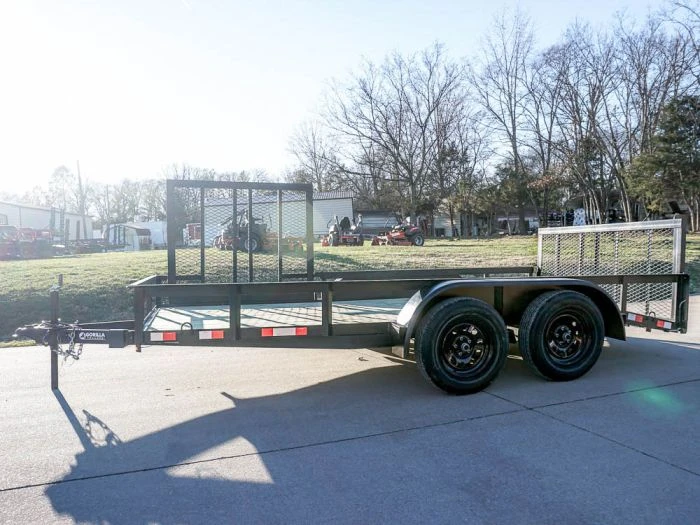 SLE Utility Trailers 7' X 14' Tandem Axle Dovetail Utility Trailer With Side Gate 8 SLE Utility Trailers 7' X 14' Tandem Axle Dovetail Utility Trailer With Side Gate - Image 6