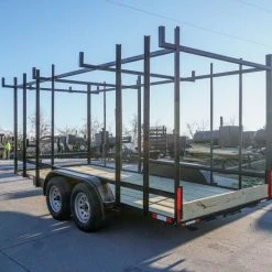SLE Utility Trailers 6.4 X 16 Straight Deck Tandem Axle Utility Trailer W/ 6ft Ladder Racks 12 SLE Utility Trailers 6.4 X 16 Straight Deck Tandem Axle Utility Trailer W/ 6ft Ladder Racks -SLE Equipment shop dsc02185 2