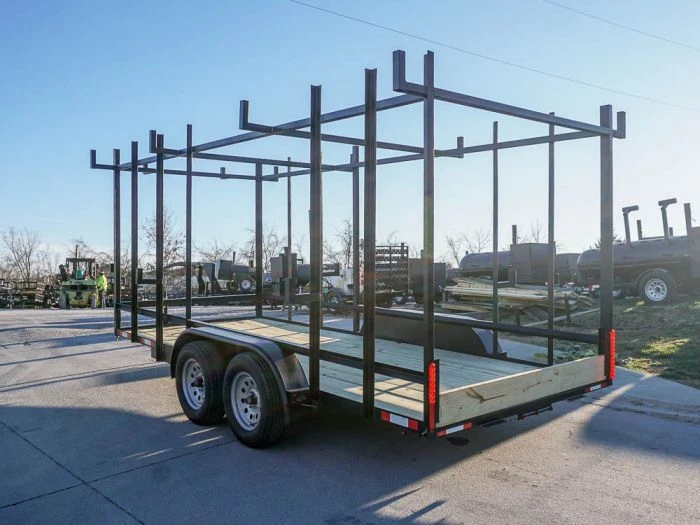 SLE Utility Trailers 6.4 X 16 Straight Deck Tandem Axle Utility Trailer W/ 6ft Ladder Racks 7 SLE Utility Trailers 6.4 X 16 Straight Deck Tandem Axle Utility Trailer W/ 6ft Ladder Racks - Image 5