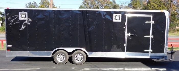 SLE Enclosed Trailers Enclosed Trailer 8.5'x26' Black - Cargo Car ATV Hauler Storage 3 SLE Enclosed Trailers Enclosed Trailer 8.5'x26' Black - Cargo Car ATV Hauler Storage