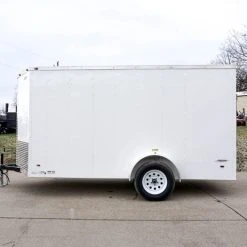 SLE Enclosed Trailers Enclosed Trailer 6'x12' White - V-Nose 3,500 Lb. Axle Storage 10 SLE Enclosed Trailers Enclosed Trailer 6'x12' White - V-Nose 3,500 Lb. Axle Storage -SLE Equipment shop dsc02576 2