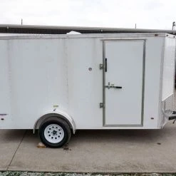 SLE Enclosed Trailers Enclosed Trailer 6'x12' White - V-Nose 3,500 Lb. Axle Storage 13 SLE Enclosed Trailers Enclosed Trailer 6'x12' White - V-Nose 3,500 Lb. Axle Storage -SLE Equipment shop dsc02579 2